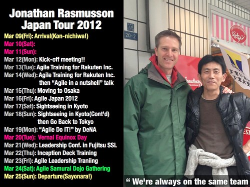 Jonathan Rasmussion Japan Tour 2012