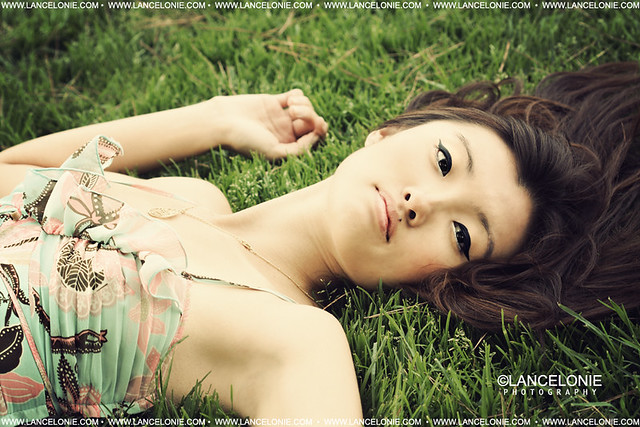 Lily on Grass by lancelonie photography