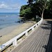 Coralstone beach and beach deck at La Pagerie