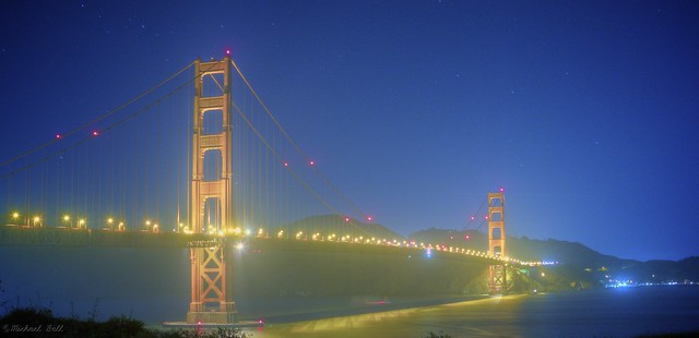 A Night by the Golden Gate Bridge