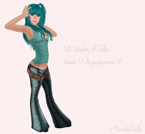 52 Weeks of Color Challenge: Week 11 Aquamarine! ; TWO