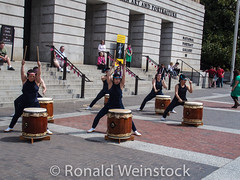 2014-0412 Japanese Drummers at Museum American Art Steps 