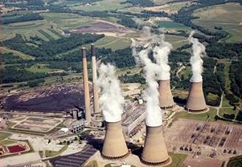 賓州的Keystone發電廠正在燃燒煙煤。 (Doug Jackson攝)