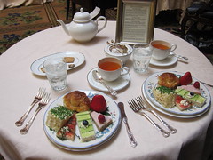 Tea at the Adolphus Hotel