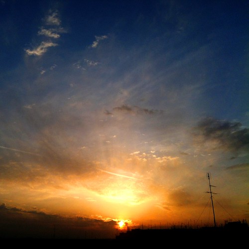 無料写真素材|自然風景|空|雲|朝焼け・夕焼け|風景イタリア