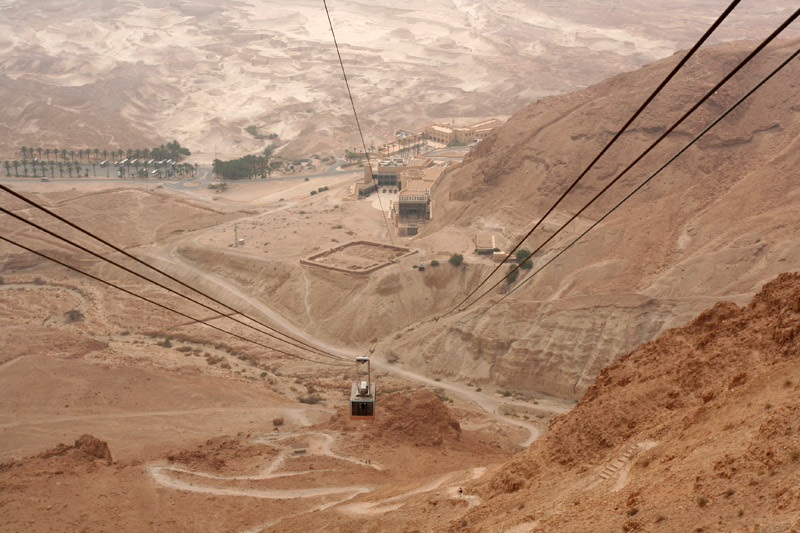 cable car to Masada