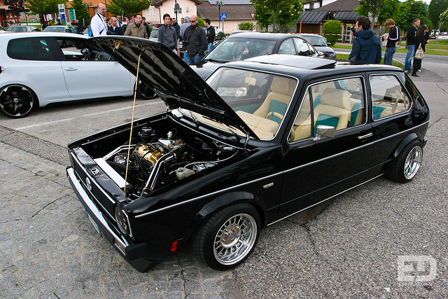 Worthersee Schiefling 2012, Black Golf mk1 from Italy