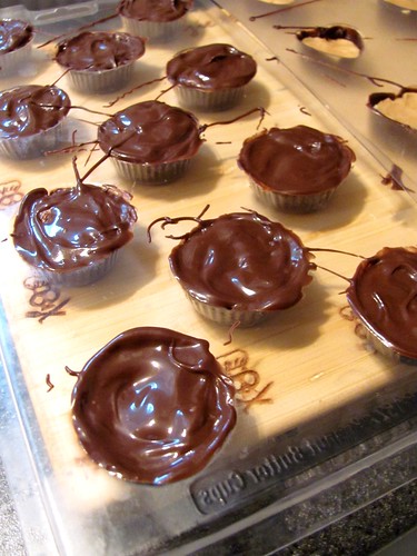 Tutorial for Peanut Butter Filled Chocolates