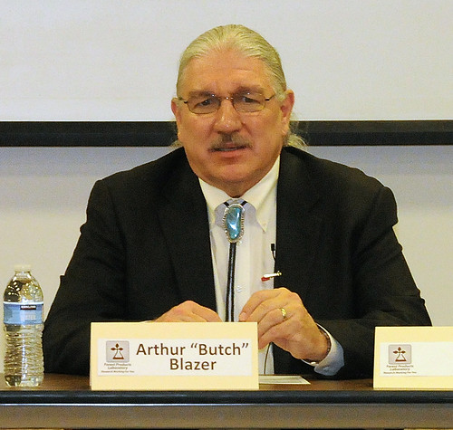 Arthur “Butch” Blazer, USDA Deputy Under Secretary for Natural Resources and Environment at the Forest Products Lab.