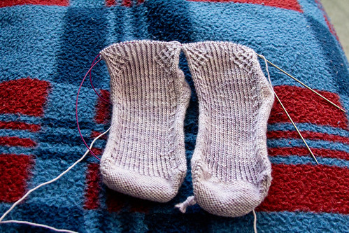 Tara mystery socks Clue 2