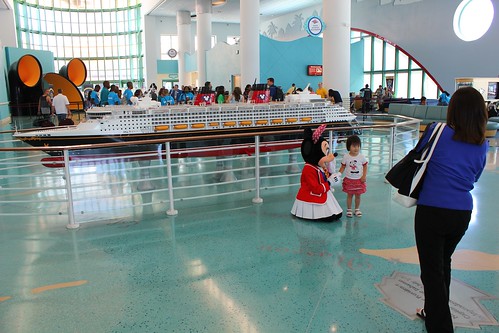 Minnie Mouse at Port Canaveral