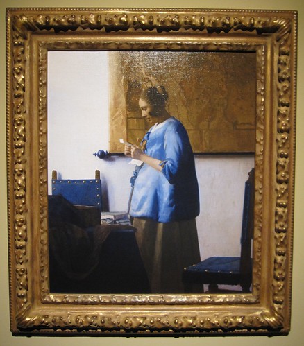 「窓辺で手紙を読む女」1657-58 by Poran111