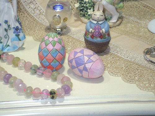 Le lapin et les œufs de Pâques avec les rhombes by Calogero Mira