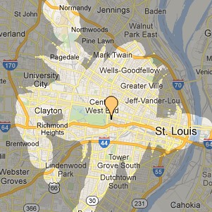 30 Minute Transit Access - St. Louis, MO