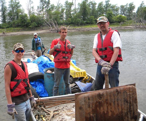 Brunswick Missouri and Grand River Clean-up 5-19-12