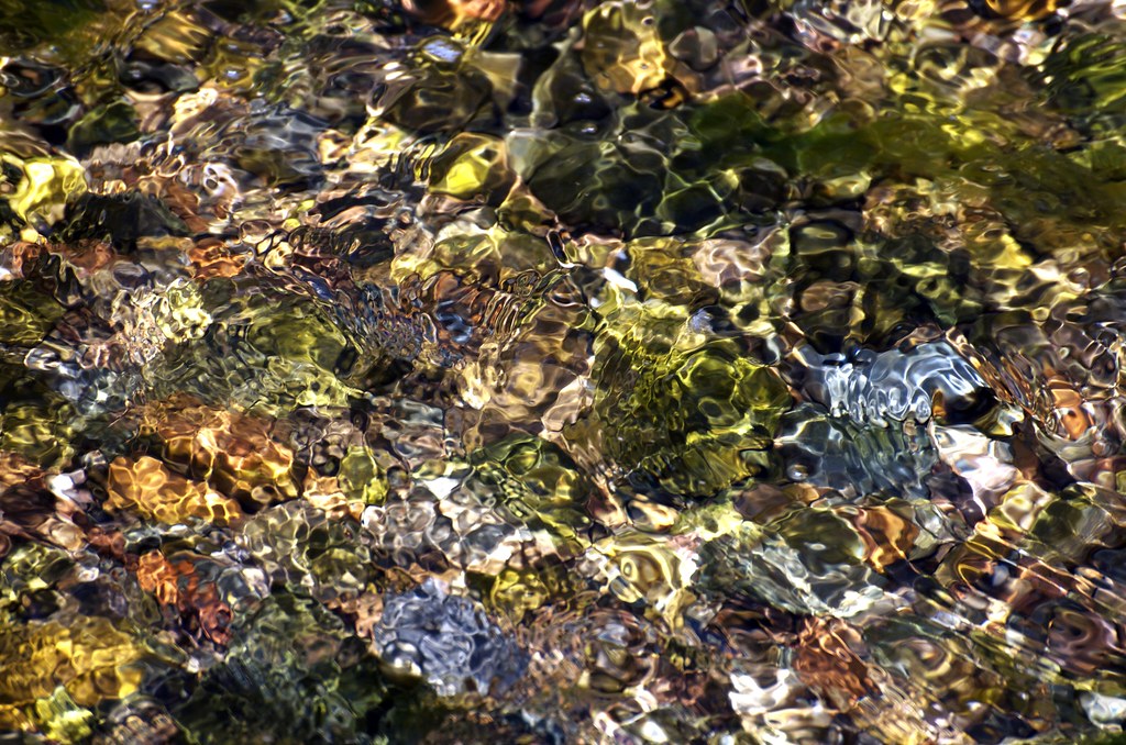 Surface of a Stream on Arran