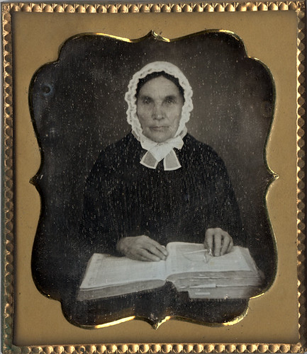 Lady with Her Bible - Sixth Plate Daguerreotype