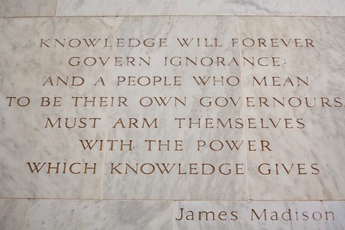 James Madison Quote, Library of Congress