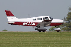 N4144N - 2000 build Piper PA-28-181 Cherokee Archer III, arriving at AeroExpo 2012