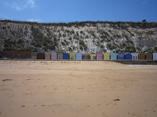Beach huts at Broadstairs