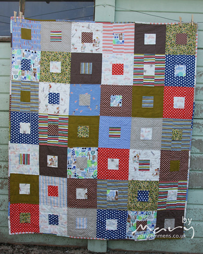 Boy Quilt for Siblings Together