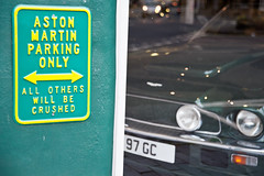 Aston Martin Parking Only