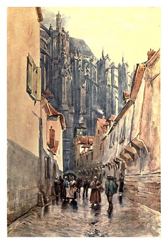 003-Beavais lateral de la catedral-Sketches on the old road through France to Florence-1905- Alexander Henry Hallam Murray