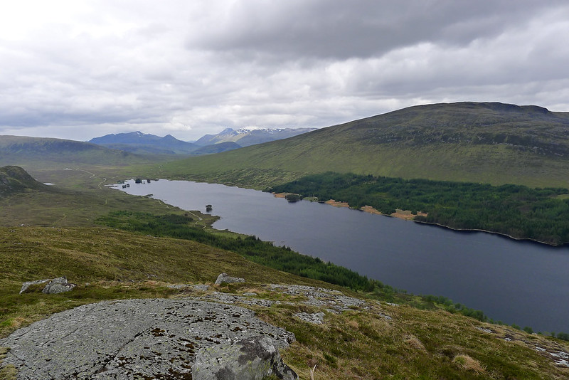 The Mamores and Nevis beyond Loch Ossian