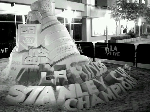 Stanley Cup Sand Sculpture by Jodi K.