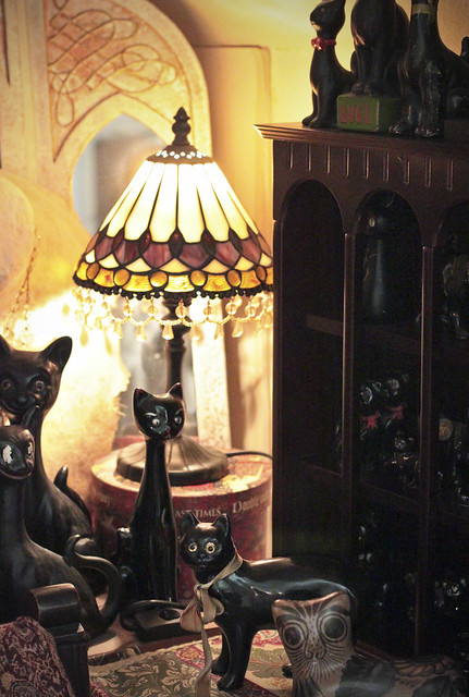 Black cats ceramic section