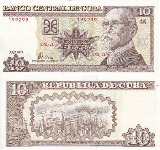 10 Pesos Kuba 2009