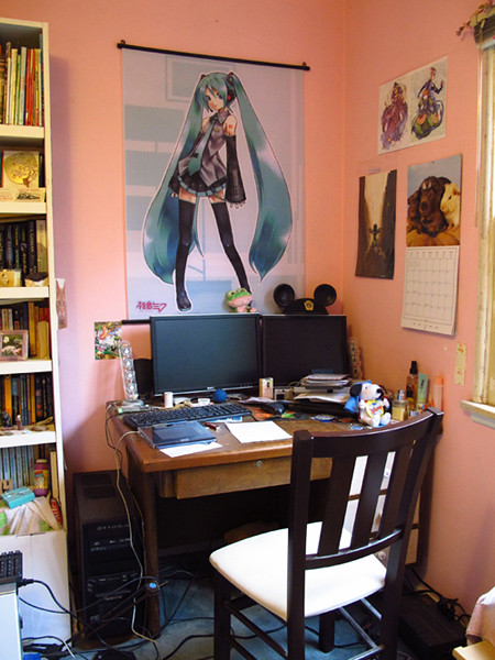 Where I Blog: my desk