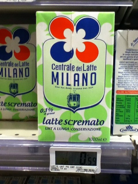 Milk 1L 0.55 Euro