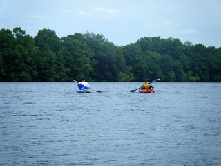 Alan and Ryan on Risers Lake