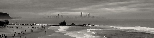 25 April 2012 - Anzac Day - Currumbin Beach, Queensland, Australia - looking north by starfishmoments