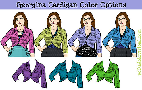 Georgina Cardigan Color Options: Which Yarn to Choose?!
