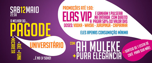 Banner Pagode Universitário by chambe.com.br