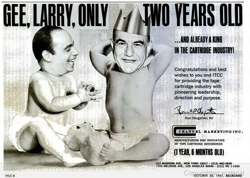 Larry Finley two years old Billboard Oct 28, 1967