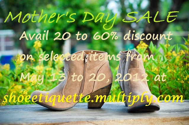 Mother's Day Sale at shoe etiquette
