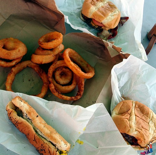 Check out those onion rings!