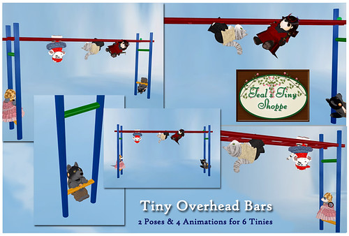Tiny Overhead Bars by Teal Freenote