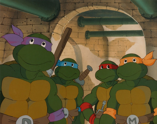 "Teenage Mutant Ninja Turtles" { TOS }  // TMNT PRESS PHOTO  (( 1988 ))  [[ Courtesy of Michelangelo-sama ]]