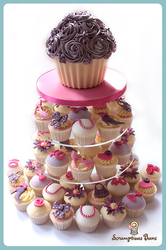 Glam Cupcake Tower by Scrumptious Buns (Samantha)