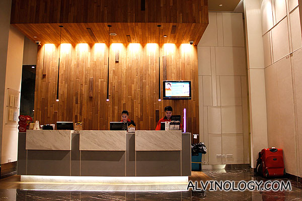 The lobby of Ibis Novena