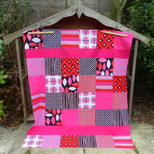 Girly quilt top