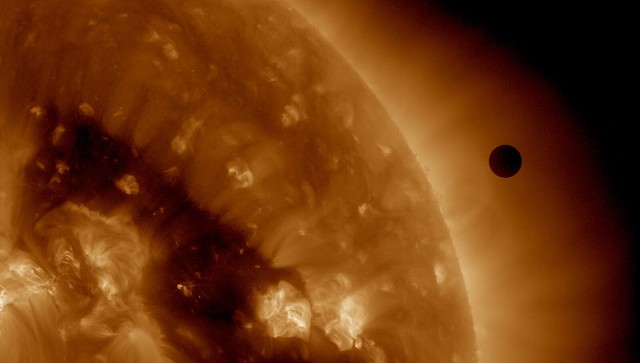SDO's Ultra-high Definition View of 2012 Venus Transit - 193 Angstrom