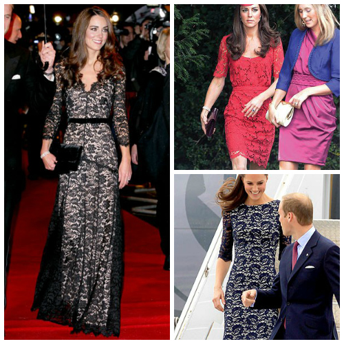 Kate Middleton Inspiration for lace dress