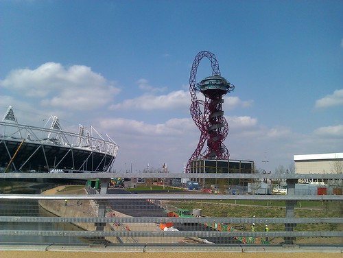 The Olympic stadium and the Orbit