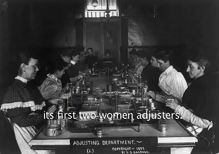 Mint women adjusters 1850s