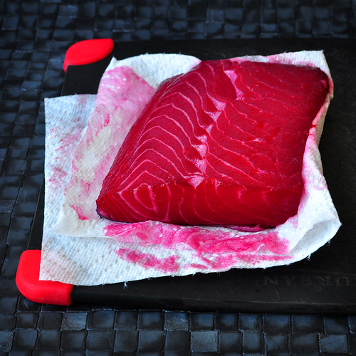 Beet Cured Salmon